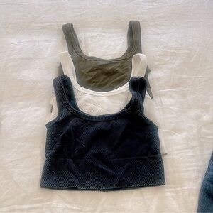 Niki biki Set of Three Ribbed Tank Tops
